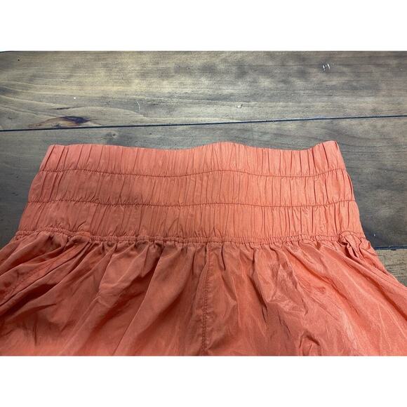 Free People Movement Shorts Womens M Orange The Way Home High Waist Athletic - Picture 2 of 10